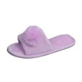 thumbnail image 1 of Popeez Pantoufle d'Intérieur à Pompons Adorable pour Fille (4/5, Rose), 1 of 21