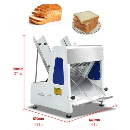 bread slicer machine electric commercial automatic 110v duty heavy cutter stainles cutting sheet slicers
