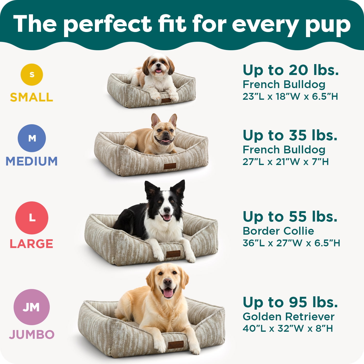 Furhaven Pet Products Medium Overstuffed Cozy Couch Non-Slip Dog & Cat Bed, 27"x21", Taupe