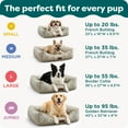 thumbnail image 6 of Furhaven Pet Products Medium Overstuffed Cozy Couch Non-Slip Dog & Cat Bed, 27"x21", Taupe, 6 of 7