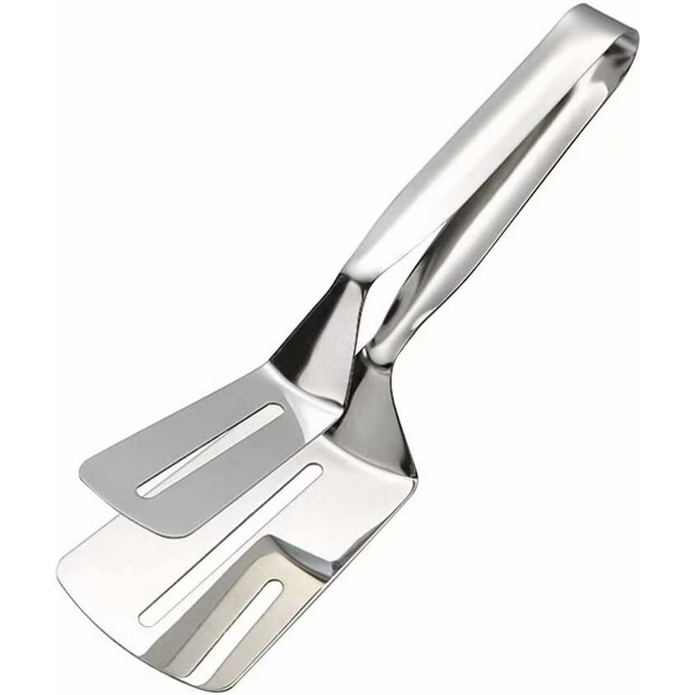 Spatula Tongs, 304 Stainless Steel Bbq Tongs, Flipping Easy Tongs