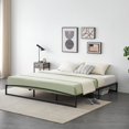 thumbnail image 1 of Cama King de Metal con Base de Plataforma de 10 Pulgadas – Estructura Robusta de Perfil Bajo en Negro, Soporte de Lamas de Acero de Alta Capacidad, Fácil Montaje, Sin Somier, Almacenamiento Inferior, 1 of 8
