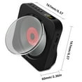 thumbnail image 2 of Riwcyla BT5.1 Player Portable Player Radio Desktop Runner with Dustproof Cover LED Display 6 Modes AB Repeat Timer Remote Control, 2 of 6