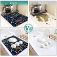 thumbnail image 2 of 2 Pack Dish Drying Mat Drying Mat for Kitchen Counter, Coffee Mat Coffee Maker Mat Dish Drying Mats for Kitchen Counter 19.5x12Inch Dish Drying Pad Ultra Absorbent and Non-Slip Coffee Machine Mat, 2 of 6