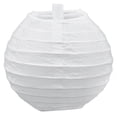 thumbnail image 3 of 20Pcs 4 Inch 10cm Round Paper Lantern for Birthday Wedding Decor DIY Creavtive(White), 3 of 5