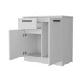 thumbnail image 3 of Miekor Furniture Loonam 2-Door 1-Drawer Dresser White W5U184, 3 of 6