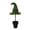 B, variant on 22 inch Artificial Halloween Witch Hat Topiary Tree, Realistic Faux Boxwood Shrub in Pot, Small Potted Fake Plants for Indoor Outdoor Home Office Fall Thanksgiving Decor