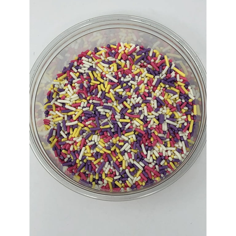 Yellow Sprinkles - 1.6 LB Bulk Dessert Toppings - Colorful Jimmies for  Baking - Yellow Sprinkles in Resealable Container - Spring, Summer Dessert