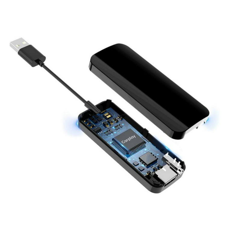 Adaptador USB Carplay, Adaptador Carplay Dongle con cable USB Carplay  Dongle Adaptador Carplay Instalación sin esfuerzo