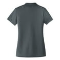 thumbnail image 5 of Womens Dry Zone UV Polyester Micro-Mesh Polo Graphite Large, 5 of 6