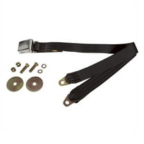 Beams Chrome Lift Latch Lap Adjustable DOT Approved Seat Belt-Grey