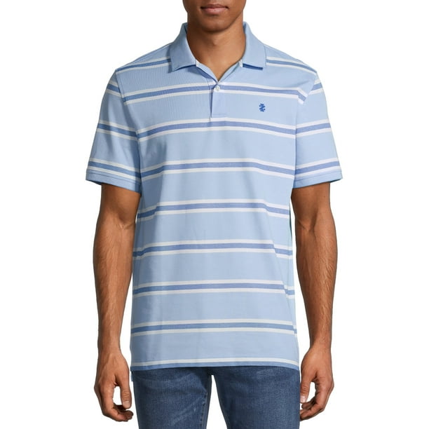 IZOD - IZOD Men's Advantage Performance Comfort Stretch Stripe Polo 