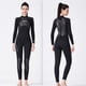 thumbnail image 4 of DivaSail Setuits Sitio de buceo Ultrathin Secado rápido Pantalones de manga larga Cuerpo completo Traje de baño Jumpsuit transpirable deportes Pieles de buceo Mujeres Negro Negro 【S】 Scienceny OD003280-06, 4 of 7
