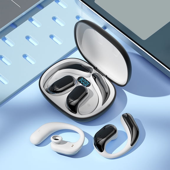Back to School Supplies Clearance True Wireless Ear Mounted Bluetooth Earphones Bones Conduction No In Ear Sound Leakage Stereoscopic Sound Quality Advanced Sports Earphones