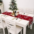 thumbnail image 5 of Decoraciones navideñas para la mesa de la cocina para reuniones familiares en interiores, banderas de mesa navideñas, 5 of 5