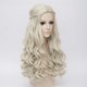 thumbnail image 3 of QNPQYX- Nuevas pelucas de cosplay de Alicia en el pa&iacute;s de las maravillas 2 para mujer, con espejo en la reina blanca, peluca rubia larga y ondulada, 3 of 6