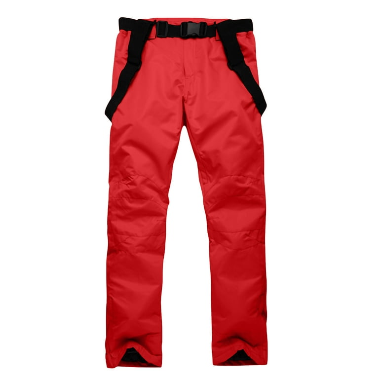 33,000ft Men's Fleece Lined Pants Softshell Insulated Snow Pants Waterproof Winter  Pants Outdoor for Hiking Hunting Ski 