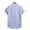 Blue, variant on Alun Hawaiian Floral Print Button Front Shirts Womens Short Sleeve Lapel Collar Beach Tops Ladies Summer Lightweight Casual Comfortable Blouse Top White XL