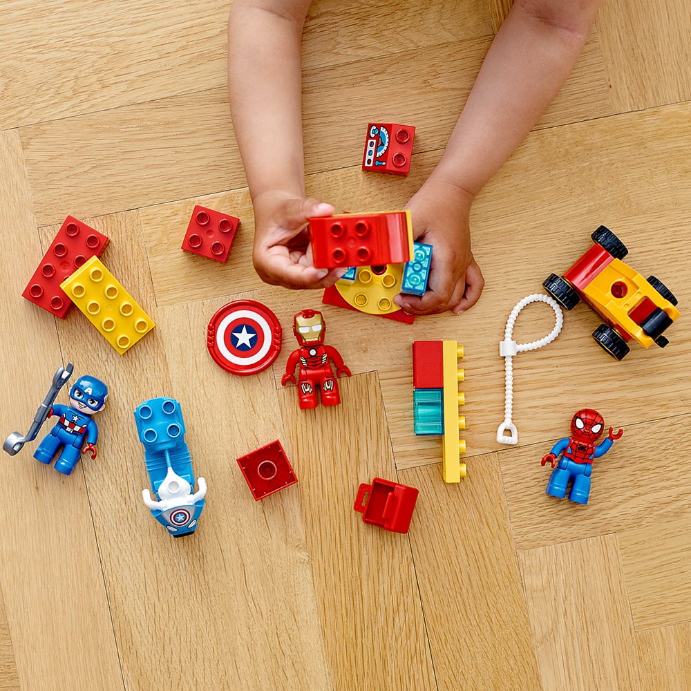 LEGO DUPLO Super Heroes Lab 10921 Marvel Avengers Construction Toy for Toddlers (30 Pieces) - Walmart.com - Walmart.com