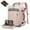 Pink-light Grey, variant on Lovevook Travel Backpack, 40L Carry-on Luggage Backpack Airplane Approved Size, Person Item Bag Business Weekender Overnight Bag with 3 Cubes
