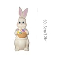 thumbnail image 3 of Lighted Easter Bunny, 12" Rabbits with Lights, Light Up Easter Basket Rabbits Easter Gift, Party Favor Figurine for Spring Tabletop Holiday Room, 3 of 6