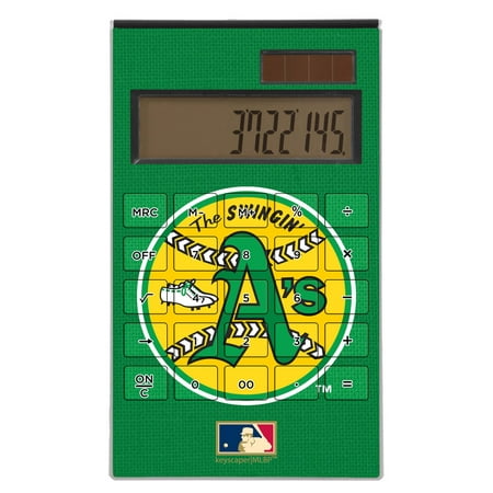 Oakland Athletics 1971-1981 Cooperstown Solid Design Desktop Calculator - No