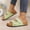 Green, variant on HTHLVMD Slip‑On Summer Footwear, Non‑Slip Beach Slippers, Unisex Cork Footbed Slide Sandal, Arch Support Summer Outdoor Sandals With Adjustable Buckle for Women and Men, Purple 7