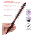 thumbnail image 5 of Perfehair Small Round Hair Brush Nylon Bristles, Short Hair Blow Drying Roll Hairbrush, 1 inch, Brown, 5 of 5