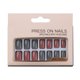 thumbnail image 1 of Piercing de color de contraste de otoño e invierno - hoja de arce rojo verde oscuro mezclar y combinar Adepaton BST3001741-3, 1 of 5