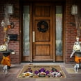 thumbnail image 6 of Halloween Gnome Doormat Holiday Decoration Welcome Door Mat Rubber Backing Front Porch Rugs Entrance Floor Mat Boo Bat Pumpkin Home Decor Carpet Indoor and Outdoor, 30 x 17 Inch (Gnome), 6 of 6