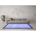 thumbnail image 3 of Ahgly Company Indoor Rectangle Abstract Blue Modern Area Rugs, 2' x 3', 3 of 4