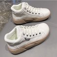 thumbnail image 5 of Binmer Spring And Autumn Thick Soled Rocking Shoes Versatile Women's Single Shoes High Top Small White Shoes Casual Retro Women's Shoes, 5 of 9