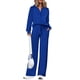 thumbnail image 1 of Conjunto Deportivo PRETTYGARDEN Sudadera con Media Cremallera y Pantalones Palazzo de Pierna Ancha M, 1 of 8