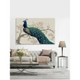 thumbnail image 2 of Marmont Hill "Peacock & Blossoms II" Painting Print on Wrapped Canvas, 2 of 7
