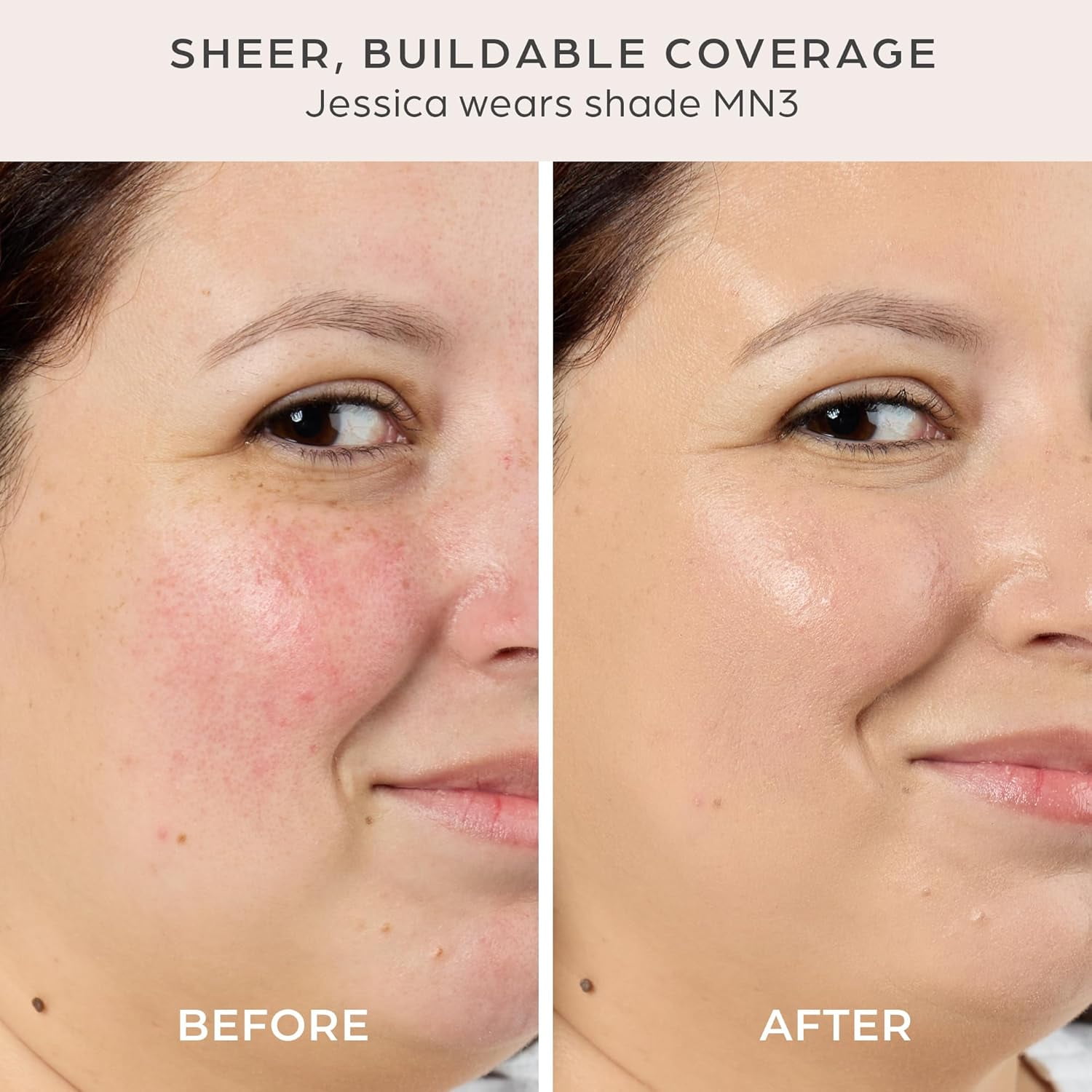 PÜR Tinted Sunscreen for Face, 4-in-1 Skin Tint - Broad Spectrum Mineral Sunscreen, SPF 50 - Tinted Facial Moisturizer, Primer & Foundation for Sun Protection - Lightweight, Buildable Coverage