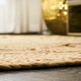 thumbnail image 6 of JONATHAN Y ANSA 5' Round Area Rug, Dahlia Jute Boho Circle - Natural, RNF101A-5R, 6 of 8
