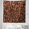 thumbnail image 1 of Chocolate Tapestry, Freshly Roasted Coffee Grains Aromatic Caffeine Sources Espresso Ingredient, Fabric Wall Hanging Decor for Bedroom Living Room Dorm, 5 Sizes, Brown, by Ambesonne, 1 of 1