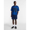 thumbnail image 2 of No Boundaries Men's & Big Men's Striped Mesh Shorts, 6.5" Inseam, Sizes XS-5XL, 2 of 5