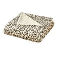 thumbnail image 5 of Home Soft Things Faux Fur Snow Leopard Throw - Snow Leopard - 60"X70", 5 of 5