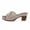Khaki, variant on Xfvqtps Slide Sandals Women Flatform Chunky Block High Heels Peep Toe Leather Buckle Decor Non Slip Breathable Summer Beach Heeled Sandals Black