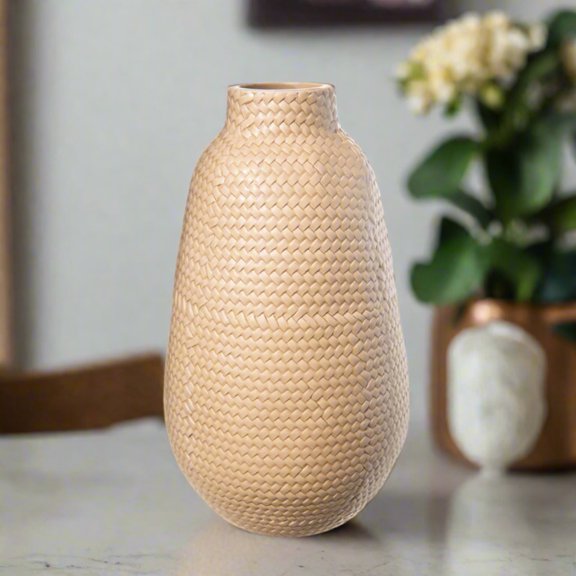Kavora Ceramic Round Bellied Vase