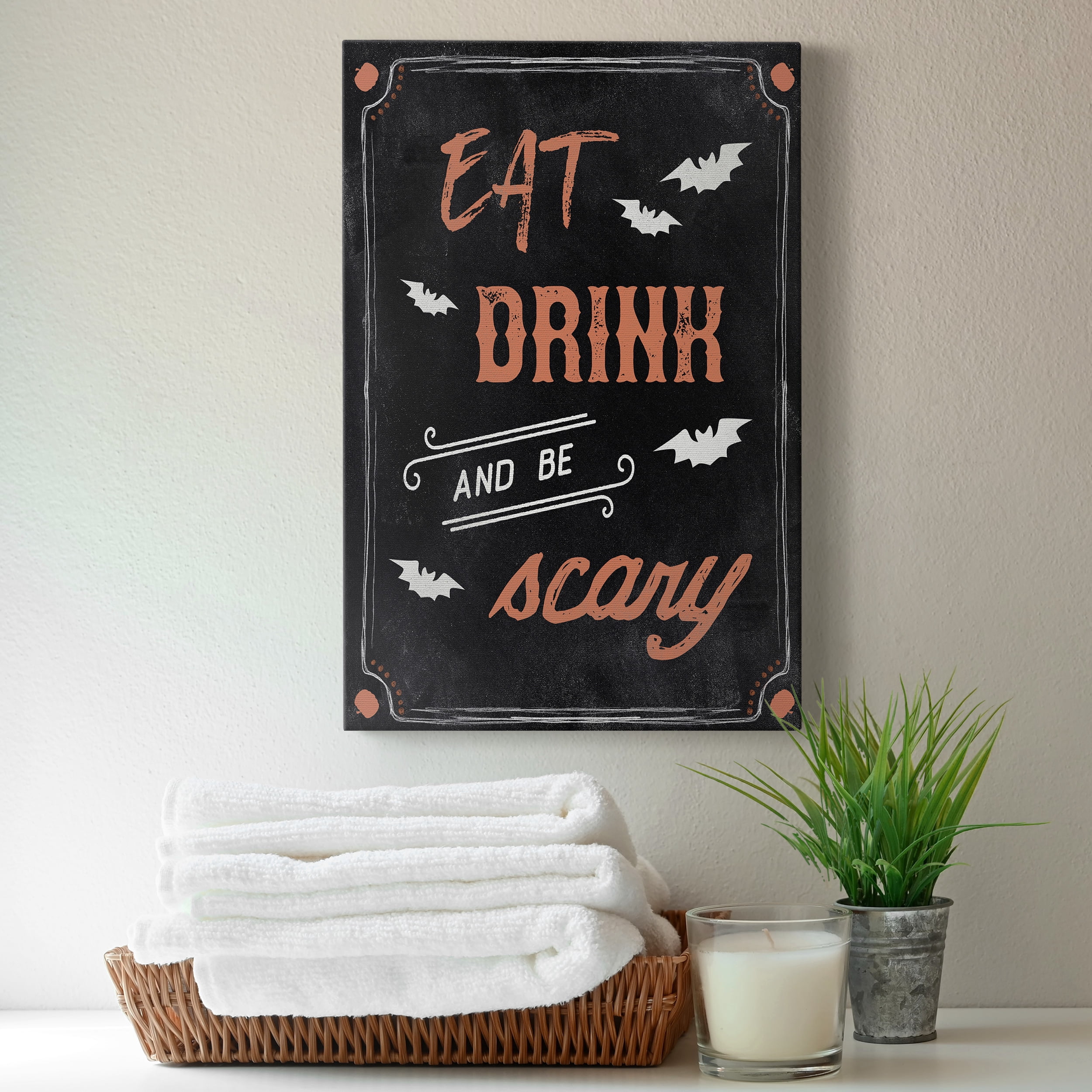 Be Scary Premium Gallery Wrapped Canvas - Ready to Hang - 24 x 36