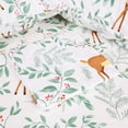 thumbnail image 4 of PC Deep Pocket Queen Sheet Set Fit Breathable Microfiber Soft Queen Size Sheet Set Hotel Style Bed Sheet Set for Women Men Flower, 4 of 7