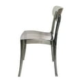 thumbnail image 3 of CSP Set of 1 Commercial Seating Products Grace Chair in smoke grey made of  Polycarbonate, 3 of 3