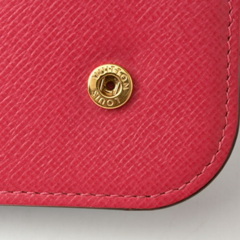 Authenticated Used Louis Vuitton LOUIS VUITTON Monogram Portefeuille Sala  Retiro Long Wallet with Hook Surise Red M61184