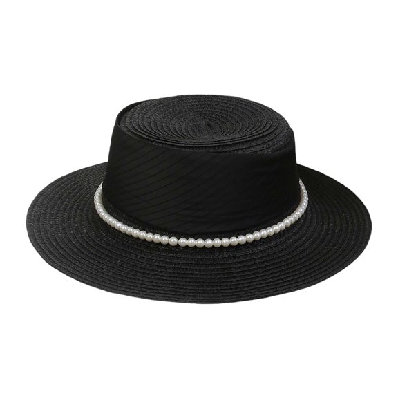 Women Sun Hat Adjustable Ponytail Breathable Uv Protection Fishing Hat Summer Sun Visor Hats Tops Black One Size
