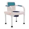 thumbnail image 5 of Bedside Commodes Chair Toilet Chair Commode Toilet W/Armrests Home, 5 of 12