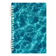 thumbnail image 2 of Haosy Teal Ocean Water Notebooks 2 Pcs 1-subject Journal 60 Sheets A5 College Ruled Paper Detachable Ring 8.3"x5.7", 2 of 8
