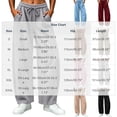 thumbnail image 2 of Luvrsol Womens Sweat Pants Casual Solid Wide Straight Leg Sweatpants Relaxed Fit Long Athletic Lounge Pants S-3XL, 2 of 8