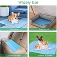 thumbnail image 6 of Srugzu Cooling Mat, Pet Cooling Mat for Dogs Cats Summer Pet Bed Self Cooling Blanket Breathable Rest Pad 70x55cm Blue, 6 of 9